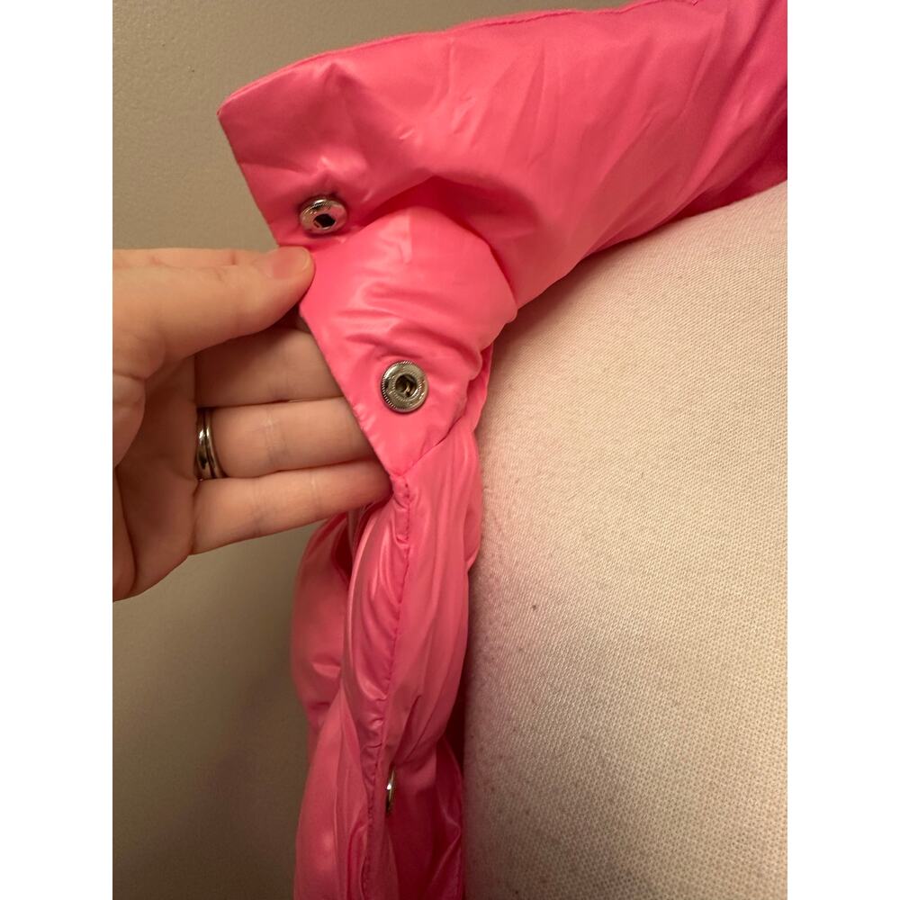 Bucketlist Braided Button Front Down Puffer Vest … - image 6